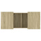 vidaXL Coffee Table Sonoma Oak 80x55x40 cm Engineered Wood