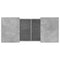 vidaXL Coffee Table Concrete Grey 80x55x40 cm Engineered Wood
