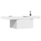 vidaXL Coffee Table White 100x55x40 cm Engineered Wood