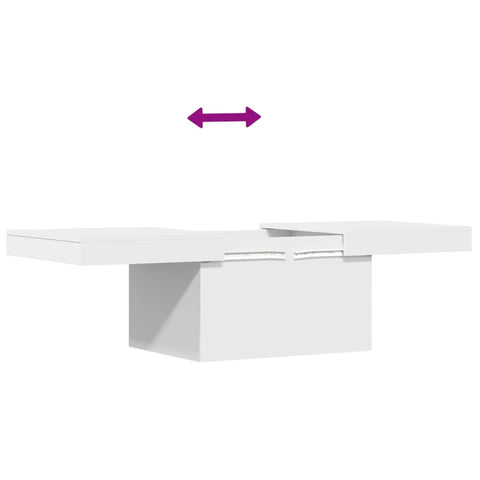 vidaXL Coffee Table White 100x55x40 cm Engineered Wood