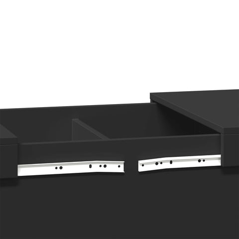 vidaXL Coffee Table Black 100x55x40 cm Engineered Wood