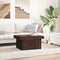 vidaXL Coffee Table Brown Oak 100x55x40 cm Engineered Wood