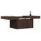 vidaXL Coffee Table Brown Oak 100x55x40 cm Engineered Wood