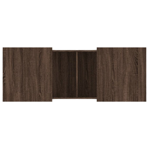 vidaXL Coffee Table Brown Oak 100x55x40 cm Engineered Wood