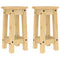 vidaXL Bar Stools 2 pcs Solid Wood Pine