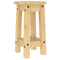 vidaXL Bar Stools 2 pcs Solid Wood Pine