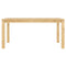 vidaXL Dining Table Panama 160x80x75 cm Solid Wood Pine