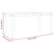 vidaXL Dining Table Panama 160x80x75 cm Solid Wood Pine