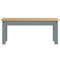 vidaXL Dining Bench Panama Grey 105x30x45 cm Solid Wood Pine