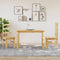 vidaXL Dining Table Corona 112x60x75 cm Solid Wood Pine