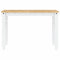 vidaXL Dining Table Corona White 112x60x75 cm Solid Wood Pine