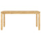 vidaXL Dining Table Corona 160x80x75 cm Solid Wood Pine