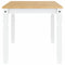 vidaXL Dining Table Corona White 160x80x75 cm Solid Wood Pine