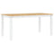 vidaXL Dining Table Corona White 160x80x75 cm Solid Wood Pine