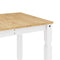 vidaXL Dining Table Corona White 160x80x75 cm Solid Wood Pine