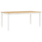 vidaXL Dining Table Corona White 180x90x75 cm Solid Wood Pine
