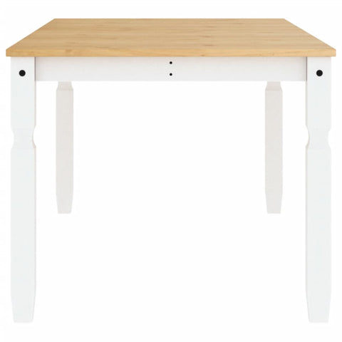 vidaXL Dining Table Corona White 180x90x75 cm Solid Wood Pine