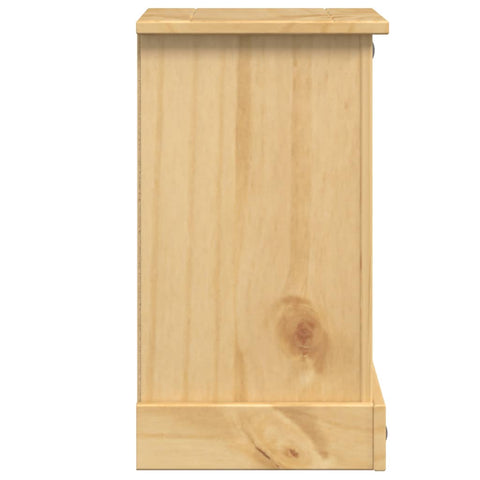 vidaXL Bedside Cabinet Corona 35x32.5x58 cm Solid Wood Pine