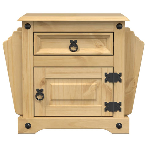 vidaXL Bedside Cabinet Corona 45x35x47.5 cm Solid Wood Pine