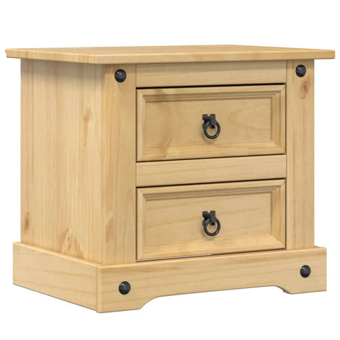 vidaXL Bedside Cabinet Corona 53x39x50 cm Solid Wood Pine