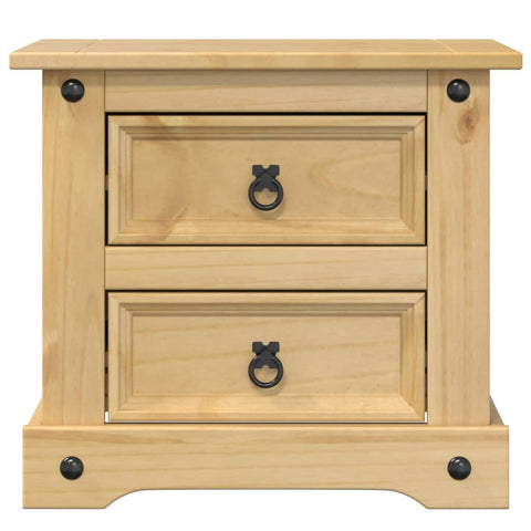 vidaXL Bedside Cabinet Corona 53x39x50 cm Solid Wood Pine