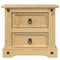 vidaXL Bedside Cabinet Corona 53x39x50 cm Solid Wood Pine
