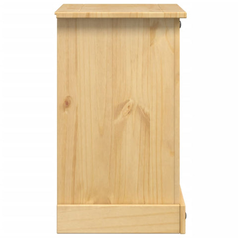 vidaXL Bedside Cabinet Corona 53x39x66 cm Solid Wood Pine