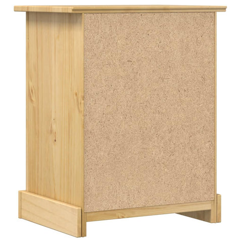 vidaXL Bedside Cabinet Corona 53x39x66 cm Solid Wood Pine