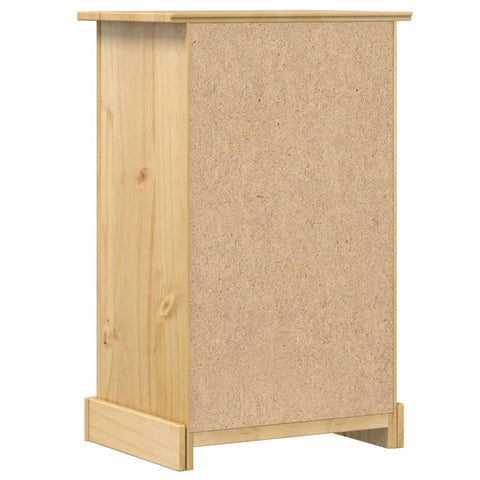 vidaXL Bedside Cabinet Corona 53x39x84 cm Solid Wood Pine