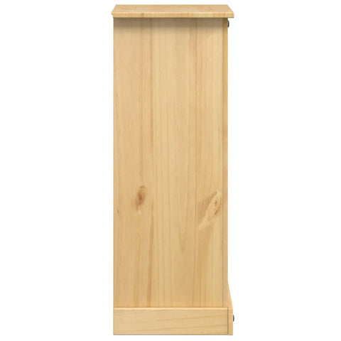 vidaXL Bedside Cabinet Corona 53x39x103 cm Solid Wood Pine