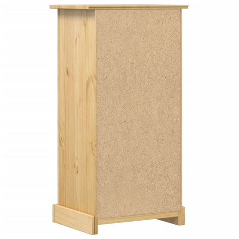 vidaXL Bedside Cabinet Corona 53x39x103 cm Solid Wood Pine