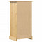 vidaXL Bedside Cabinet Corona 53x39x103 cm Solid Wood Pine
