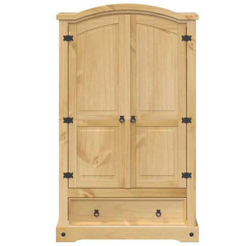 vidaXL Wardrobe Corona 101x52x170 cm Solid Wood Pine