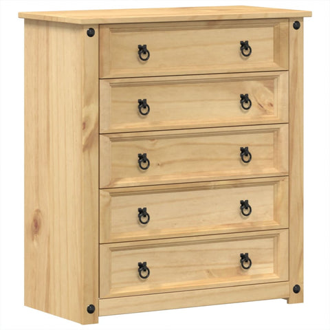 vidaXL Chest of Drawers Corona 80x40x89 cm Solid Wood Pine