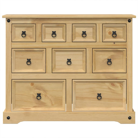 vidaXL Chest of Drawers Corona 101x45x82 cm Solid Wood Pine
