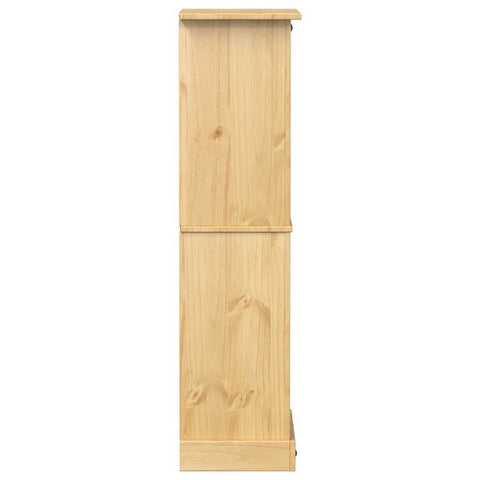 vidaXL Wine Rack Corona 56x35x134.5 cm Solid Wood Pine
