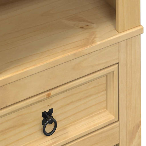 vidaXL Wine Rack Corona 56x35x134.5 cm Solid Wood Pine