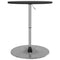 vidaXL Bar Table Black 60x60x90 cm Engineered Wood and Chromed Steel
