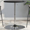 vidaXL Bar Table Black 60x60x90 cm Engineered Wood and Chromed Steel