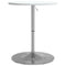 vidaXL Bar Table White 60x60x90 cm Engineered Wood and Chromed Steel