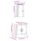 vidaXL 2 Piece Bathroom Furniture Set Solid Wood Pine