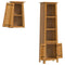vidaXL 2 Piece Bathroom Furniture Set Solid Wood Pine