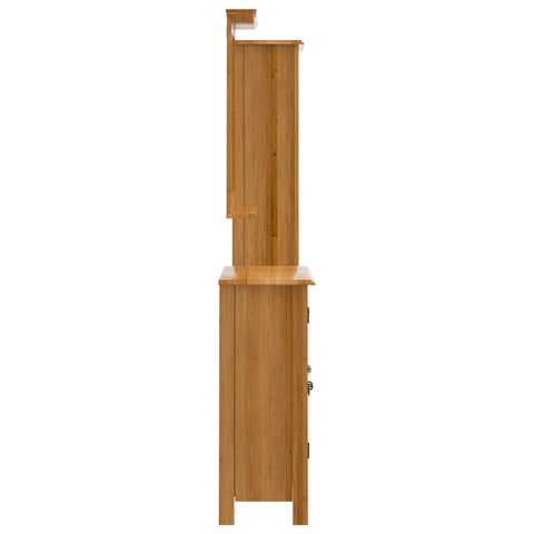 vidaXL 4 Piece Bathroom Furniture Set Solid Wood Pine