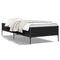 vidaXL Bed Frame without Mattress Black 100x200 cm