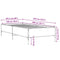 vidaXL Bed Frame without Mattress Black 100x200 cm