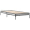 vidaXL Bed Frame without Mattress Grey Sonoma 90x200 cm