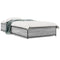vidaXL Bed Frame without Mattress Grey Sonoma 90x190 cm Single
