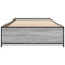 vidaXL Bed Frame without Mattress Grey Sonoma 90x190 cm Single