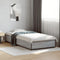 vidaXL Bed Frame without Mattress Grey Sonoma 90x190 cm Single