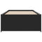 vidaXL Bed Frame without Mattress Black 90x190 cm Single